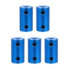 Durable Aluminium Stepper Motor Coupler for 3D Printer Blue Shaft Connector