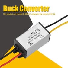 DC-DC Converter 24V To 12V High Efficiency Step Down Power Supply 5A