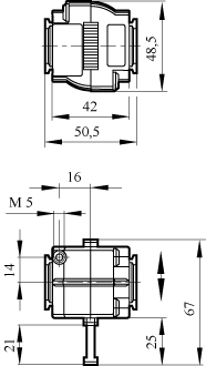 3/2-way shut off valve, manual switching port G1/4
