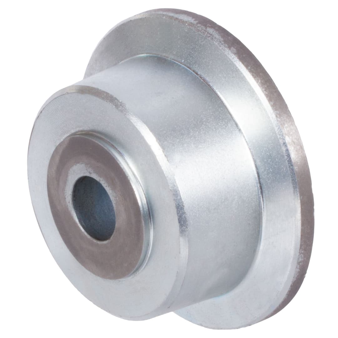 Crane wheel 712 AV made of cast iron GG20 zinc-plated with single sided flange diameter without flange 75mm plain bearing type