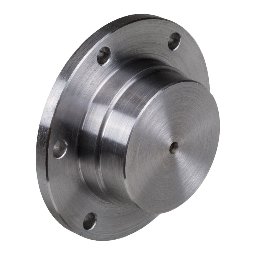 Bolt-on hub for plate wheel hub diameter 160mm material steel C45