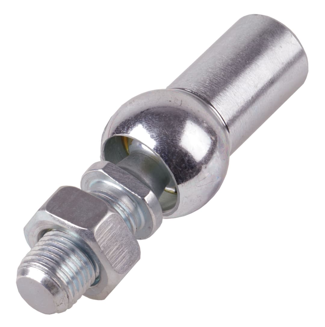 Axial joint similar to DIN 71802 size 10 thread M6 RH with nut stainless steel 1.4301