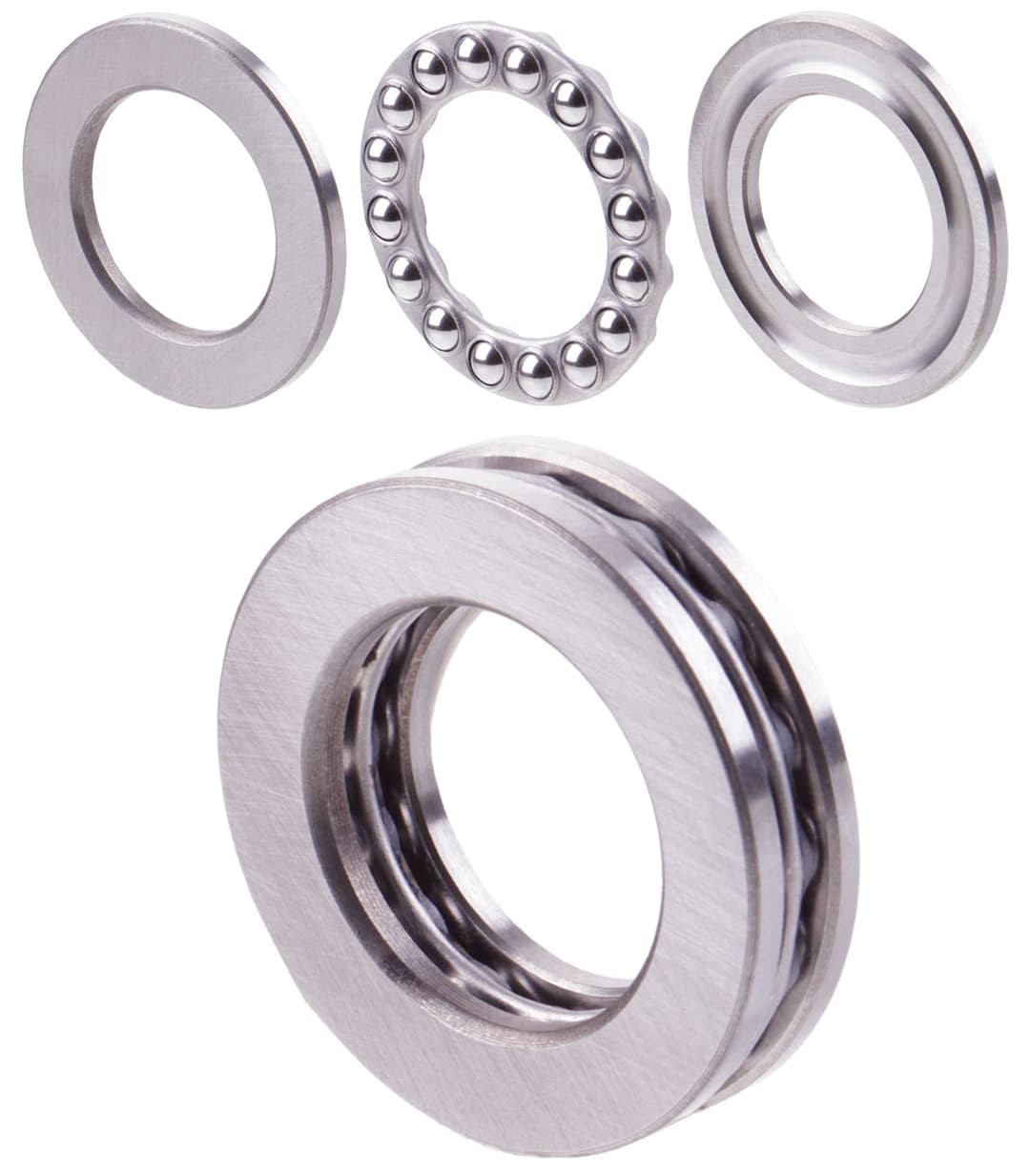 single direction thrust ball bearing 51102 inner Ø 15mm outer Ø 28mm height 9mm