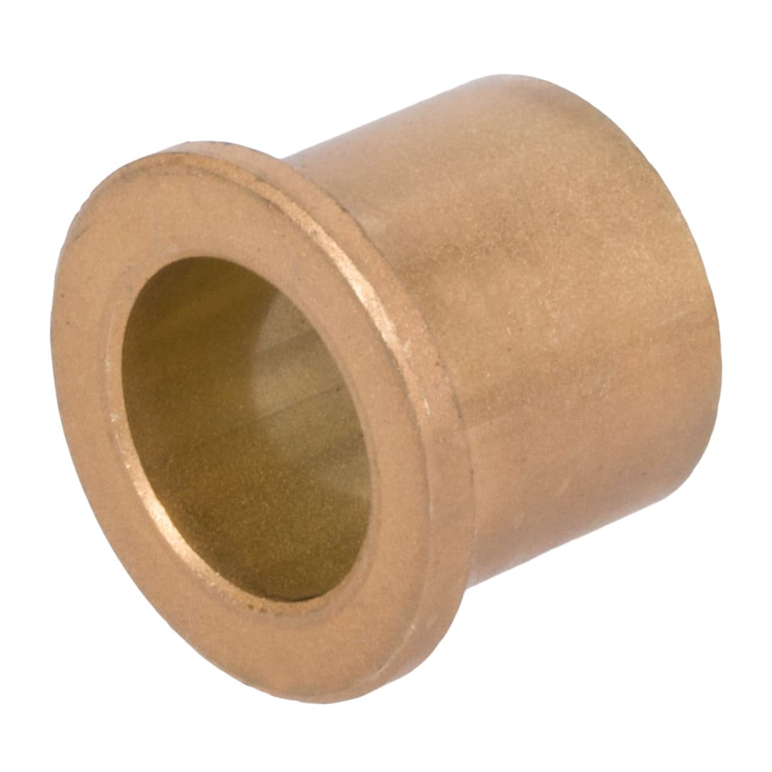 Flanged bush similar to DIN 1850-3 V sintered bronze bore 40mm outer diameter 50mm flange diameter 60mm length 40mm