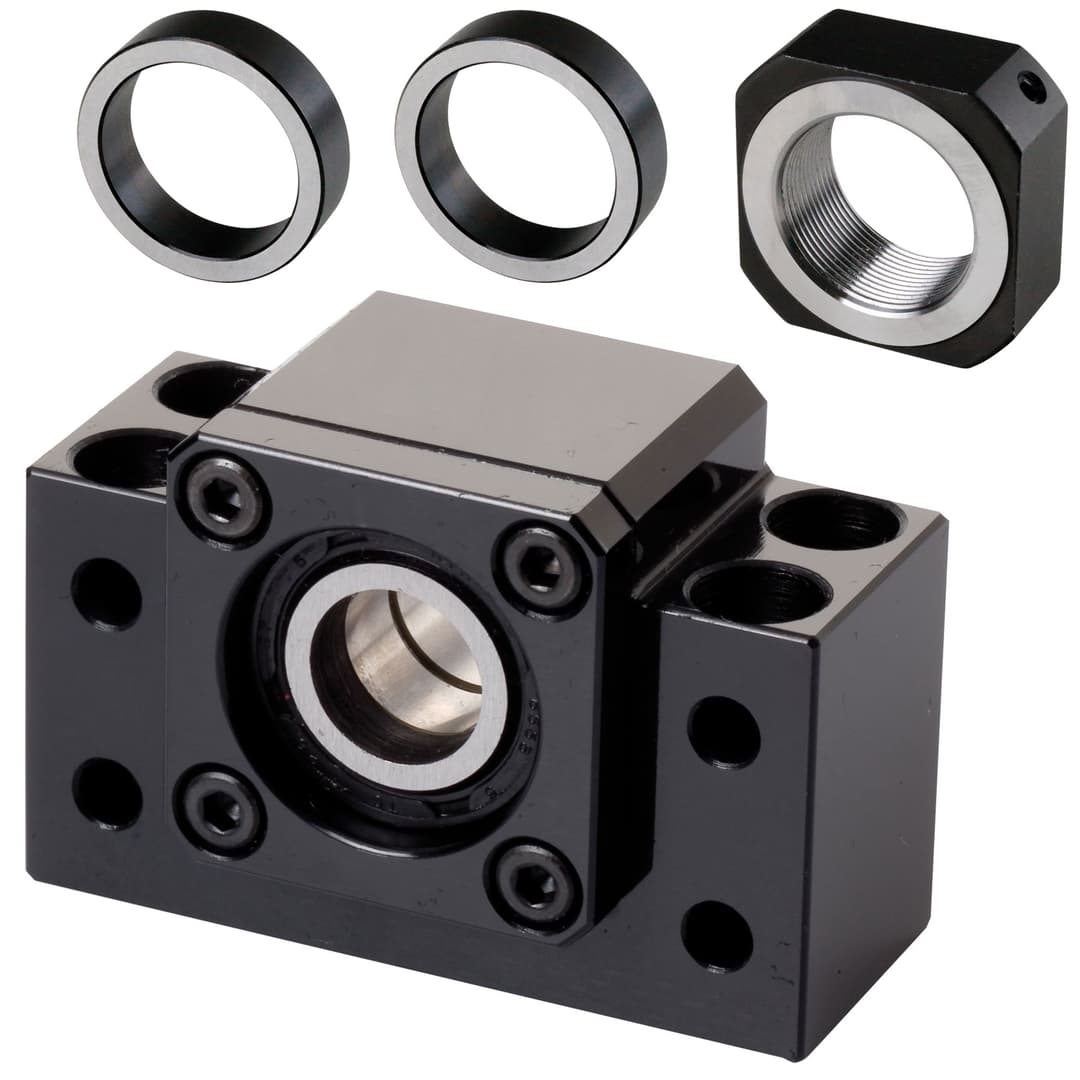 Pillow block bearing unit BK 40 bore 40mm material steel black oxide finished