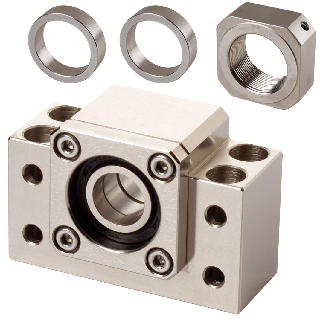 Pillow block bearing unit BK 12 bore 12mm material steel nickel plated