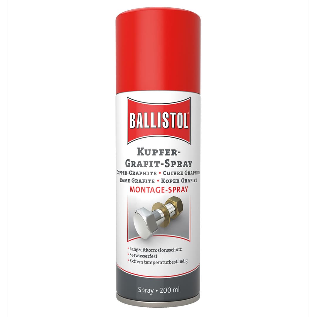 BALLISTOL Copper-Graphite-Spray 200ml 25200 (Actual safety data sheet on the internet in the section Downloads)