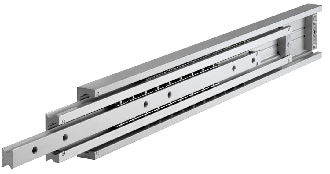 Slide set DA 4160 slide length 1000mm aluminium