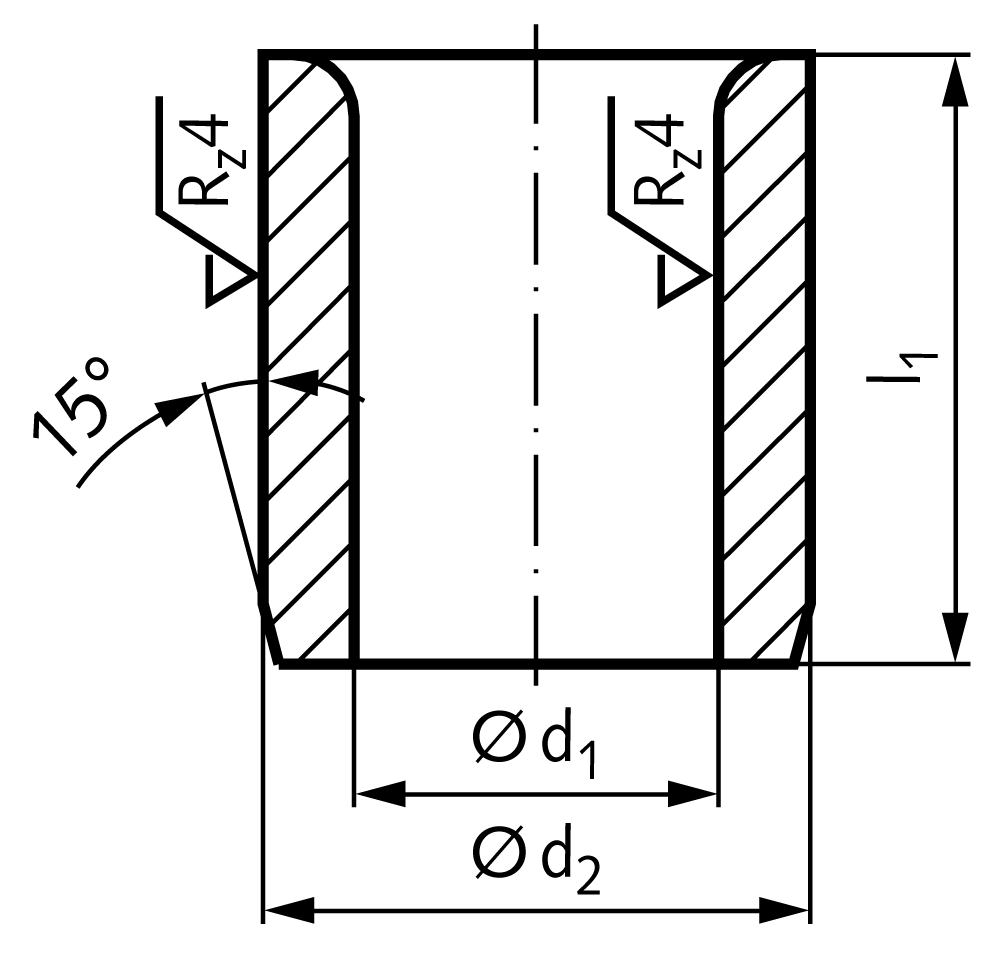 drill bushing (guide bushing) similar DIN 179 – A 6,1 x 10