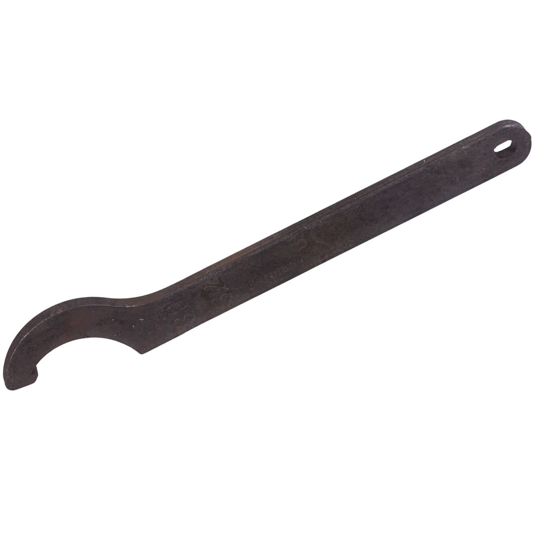 Hook wrench for nuts DIN 981 / DIN 1804 diameter range 38-45mm steel black oxide finished