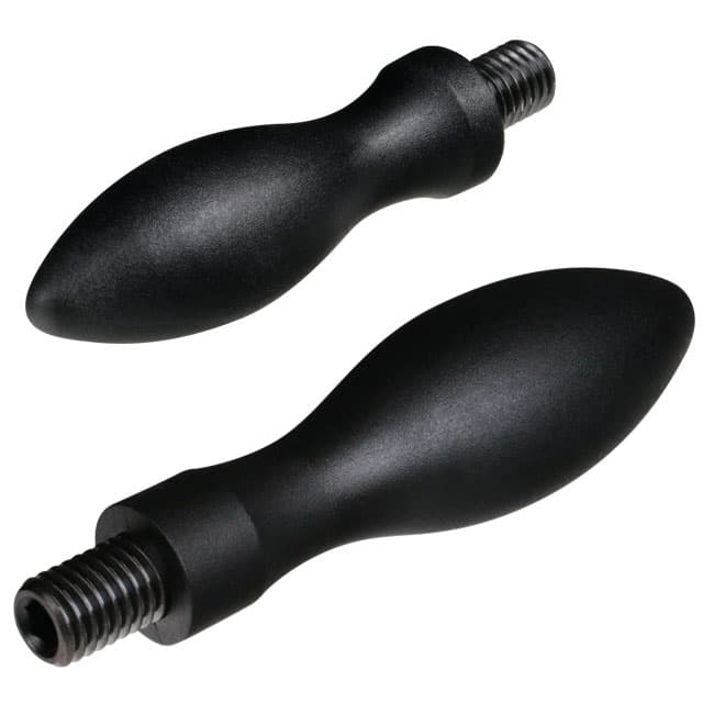 Fixed handle made from plastic DIN 39 TH diameter 32mm type E with thread plug M12