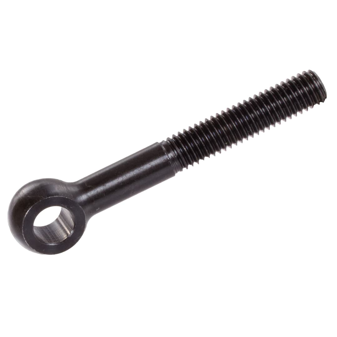Swing bolt DIN 444 thread M20 x 63mm l1=160mm steel strength 5.8 black oxide finished