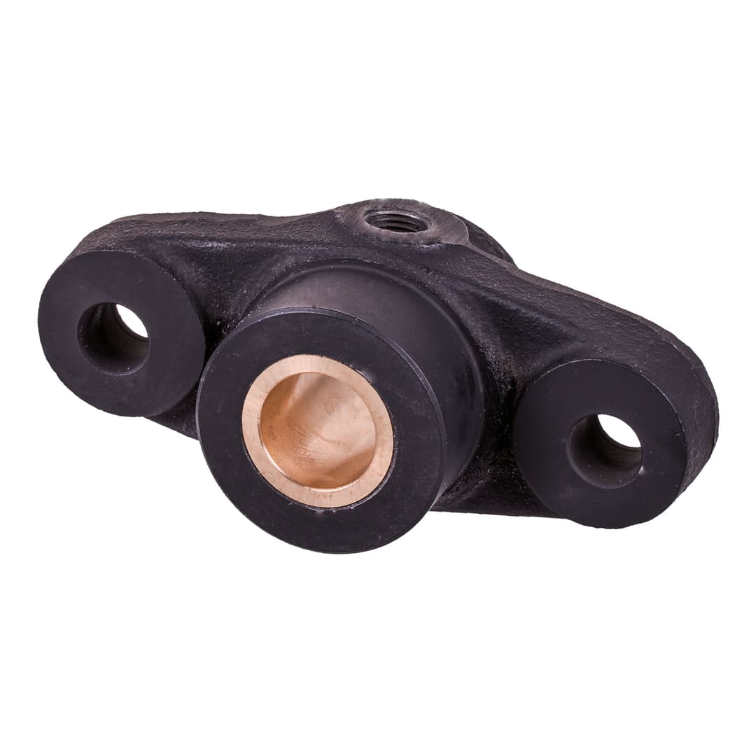 Flange bearing DIN 502 A with red brass bush bore 50mm D10 material grey cast iron