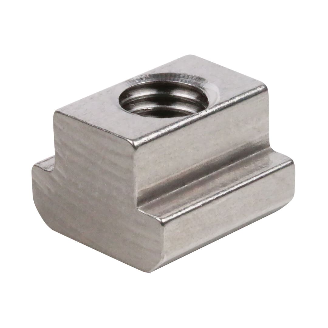 Nut DIN 508 for T-slot 8mm DIN 650 thread M6 material 1.4571