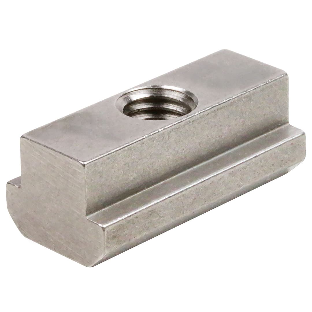 Nut DIN 508 long for T-slot 8mm DIN 650 thread M6 1.4571