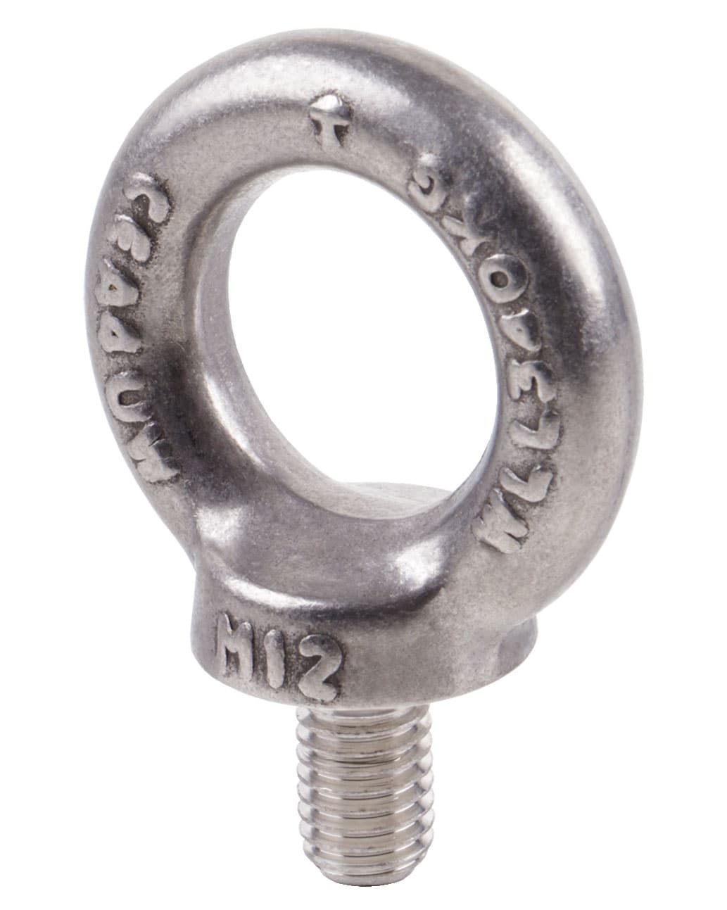 Lifting eye bolt DIN 580 M20 x 30 stainless steel A4 forged === user information at www.maedler.de in the section Downloads ===