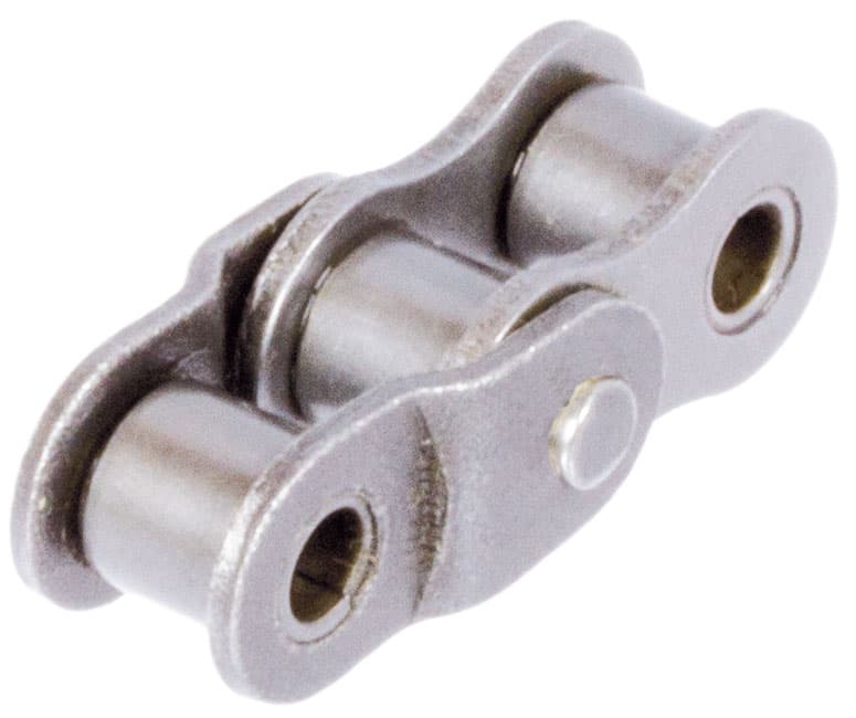 Cranked chain link type 15 / C stainless steel for roller chain no. 04 pitch 6mm