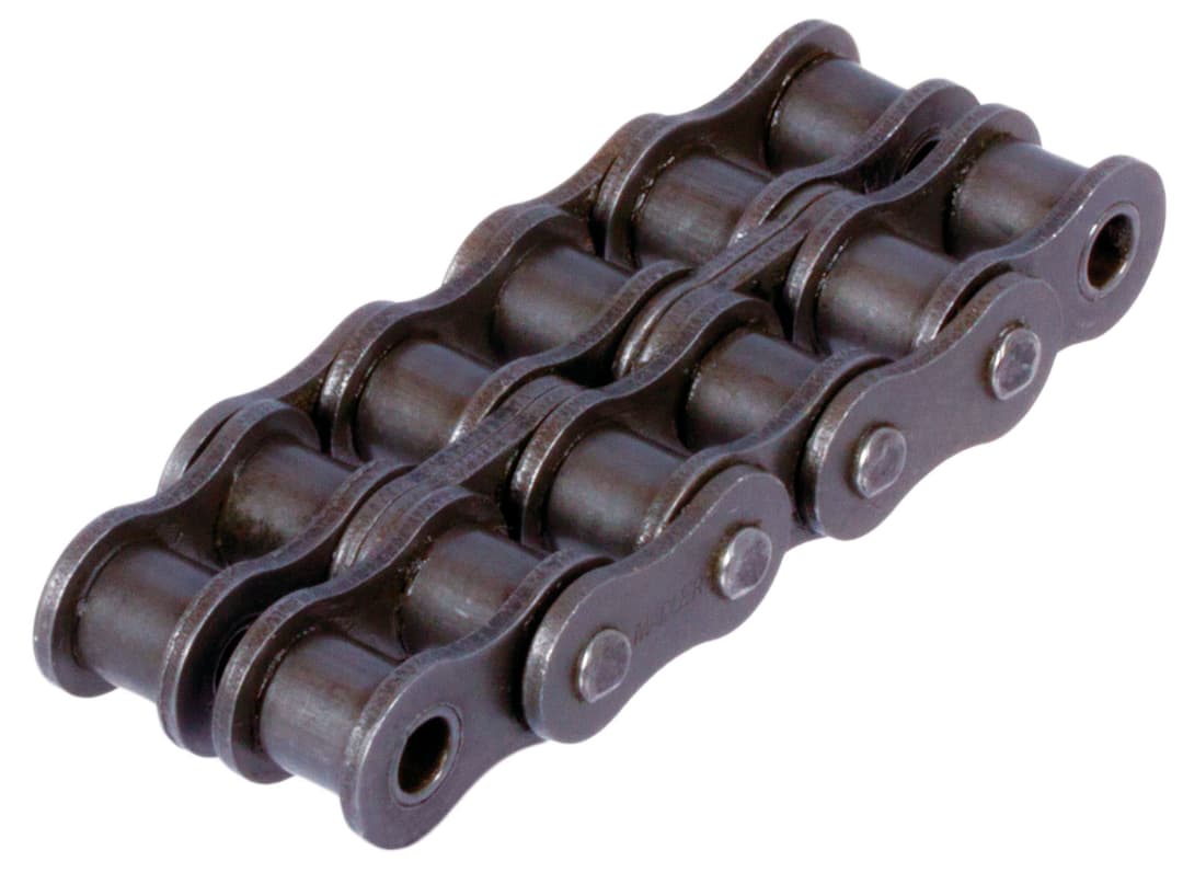 Double-strand roller chain DIN ISO 606 20 B-2 pitch 1 1/4×3/4″