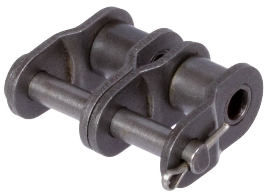Cranked chain link type 12 / L for double-strand roller chain 16 B-2 pitch 1″x17.02mm