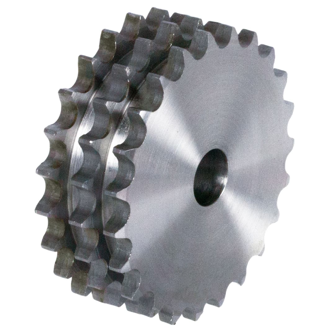 Triple-strand plate wheel DRL without hub 06 B-3 3/8×7/32″ 18 teeth material steel