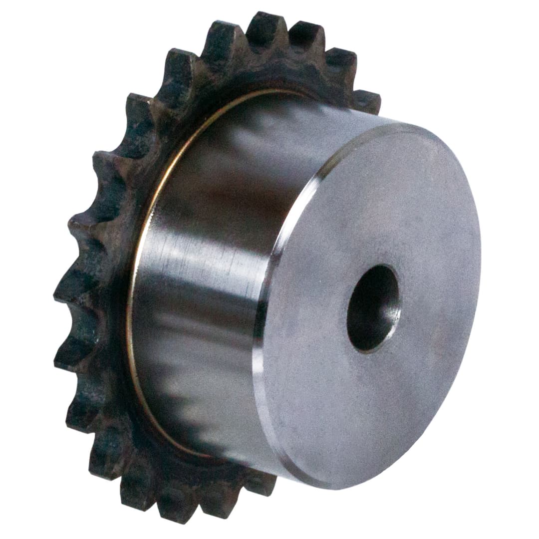 Sprocket KRG with hub 08 B-1 1/2×5/16″ 15 teeth material steel teeth induction hardened