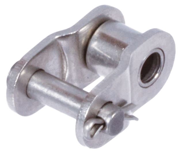 Cranked chain link type 12 / L stainless steel for roller chain similar to 06 B-1 pitch 3/8×7/32″