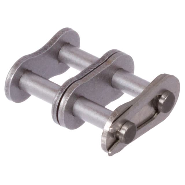 Chain connecting link type 11 / E for double-strand roller chain 12 B-2 pitch 3/4×7/16″ material stainless steel