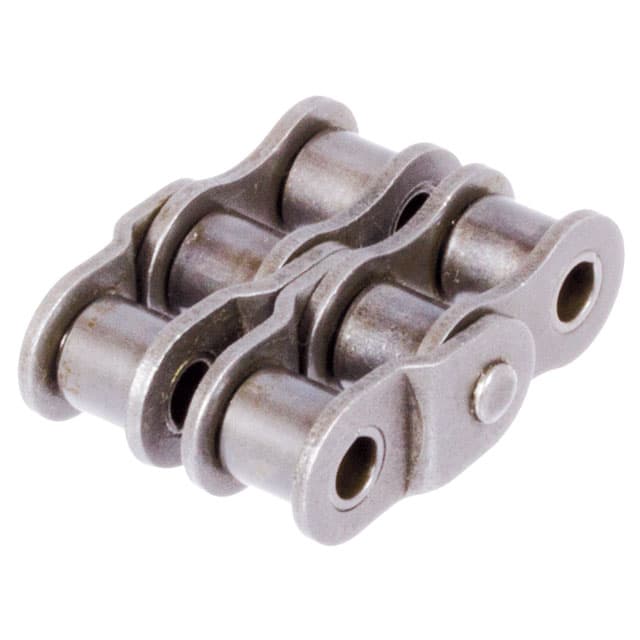 Cranked chain link type 15 / C for double-strand roller chain 05 B-2 pitch 8mm material stainless steel