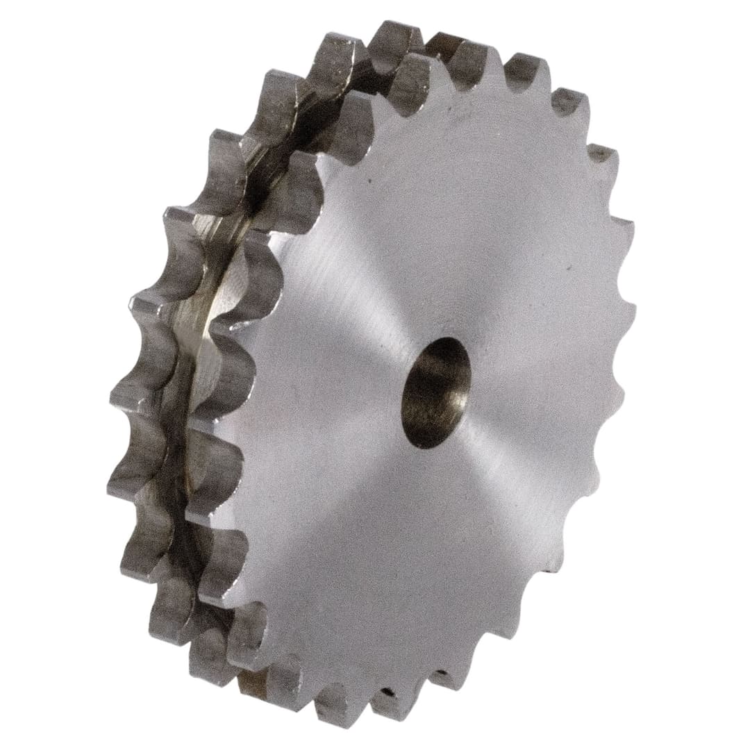 Double-strand plate wheel ZRL without hub 06 B-2 3/8×7/32″ 17 teeth material steel
