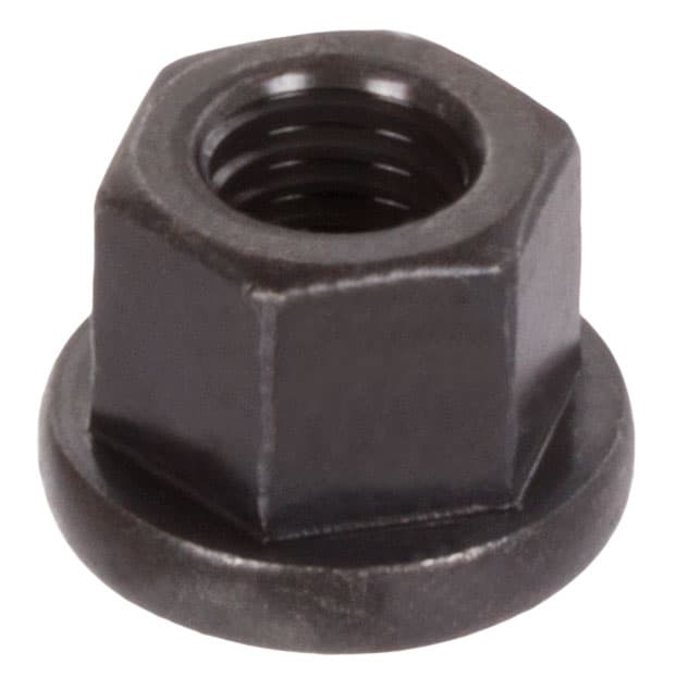 Hexagon nut DIN 6331 with collar steel strength 10 thread M12 right hand