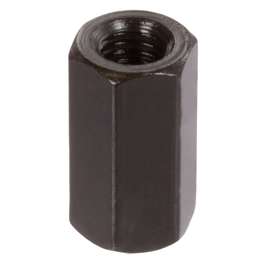 Extension nut DIN 6334 steel strength 10 thread M30 right hand height 90mm