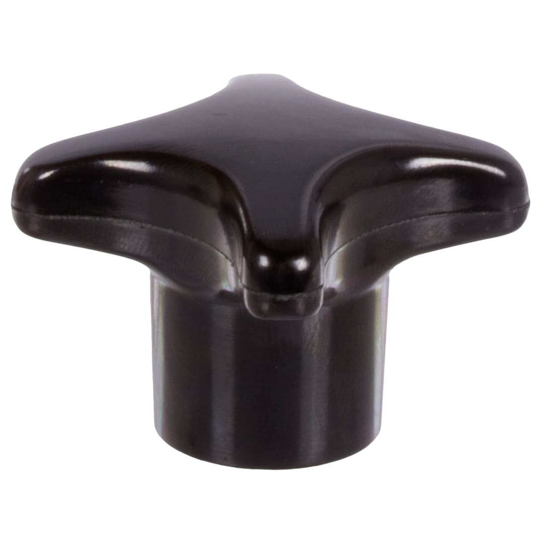 Star knob similar to DIN 6335 made from plastic type K diameter 80mm