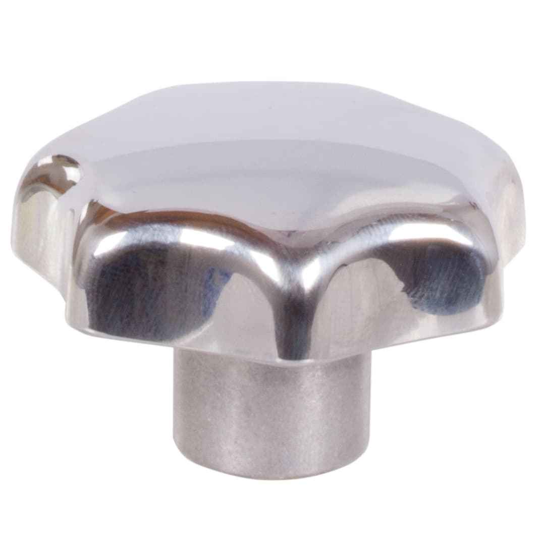 Star knob similar to DIN 6336 made from aluminium type E diameter 40mm