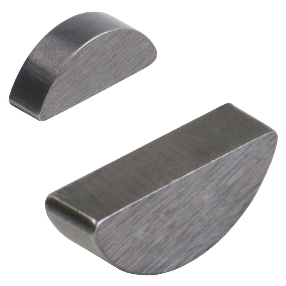Woodruff key DIN 6888 material C45+C width 8mm x height 11mm