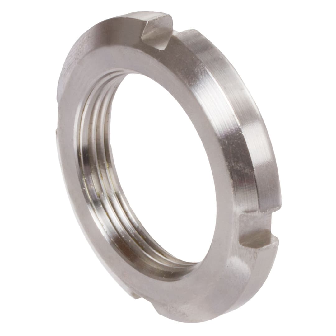 Locknut DIN 70852 M38x1,5 stainless steel 1.4301 (AISI 304)