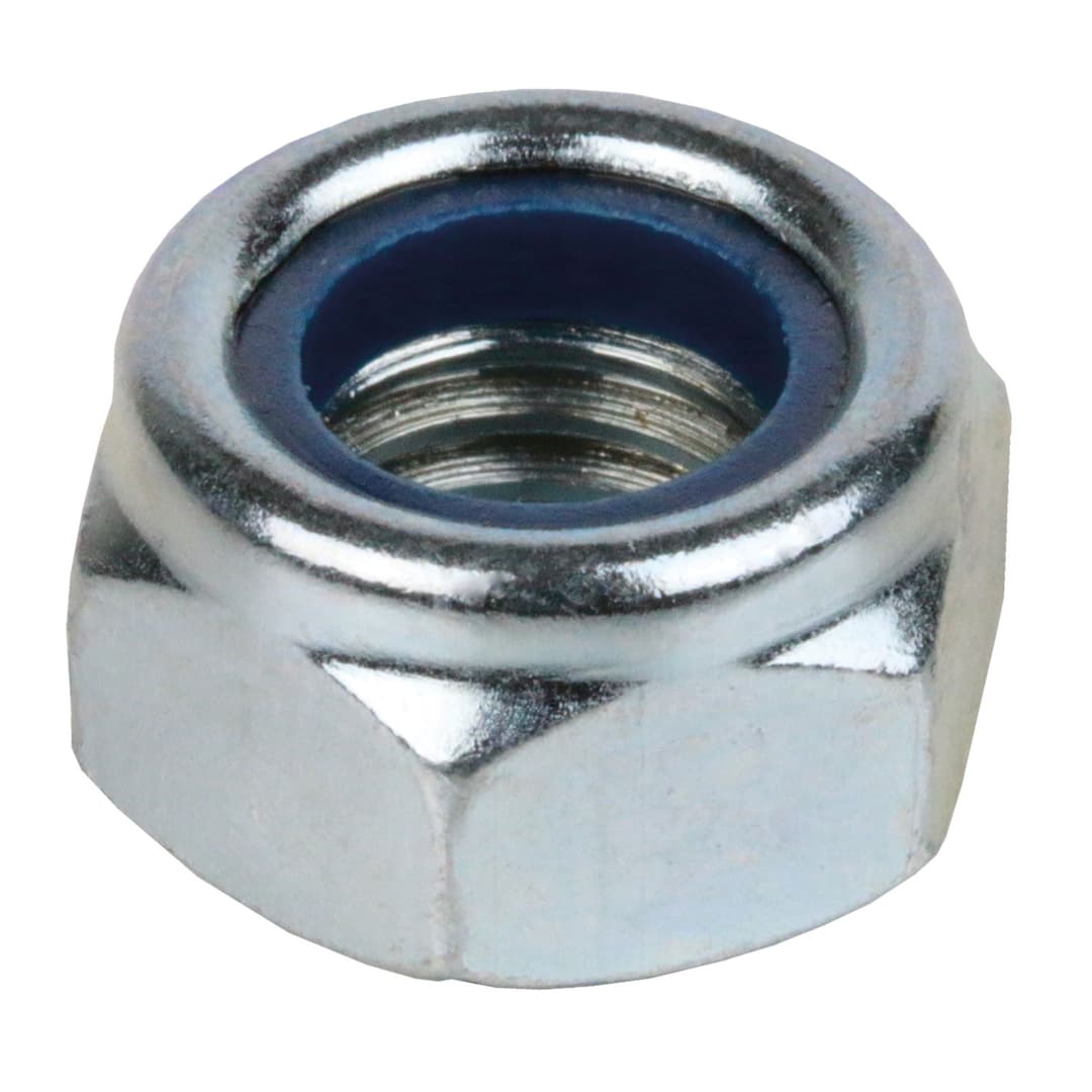 Hexagon nut DIN 985 (similar DIN EN ISO 10512) with polyamid insert M20x1,5 steel zinc plated property class 10