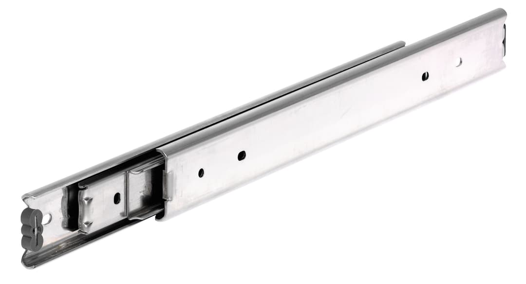 Slide set DS 0330 slide length 550mm stainless steel