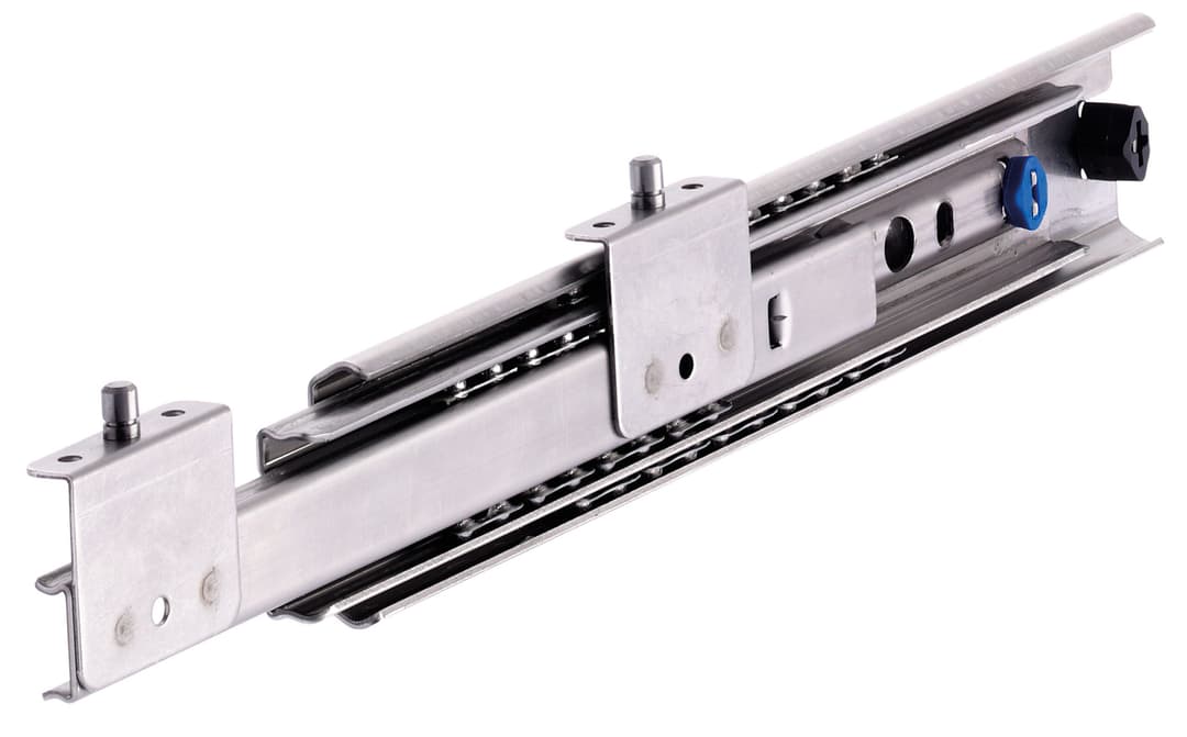 Slide set DS 5322 slide length 350mm stainless steel