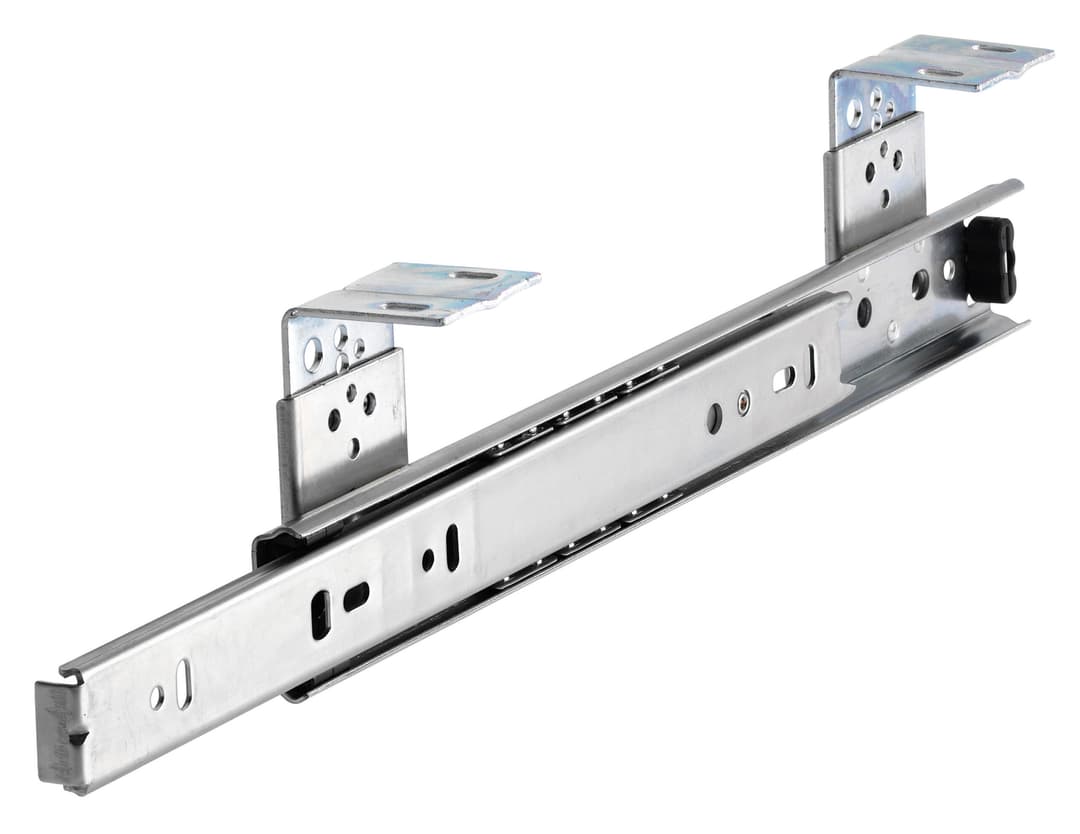 Slide set DZ 2109 slide length 450mm zinc plated