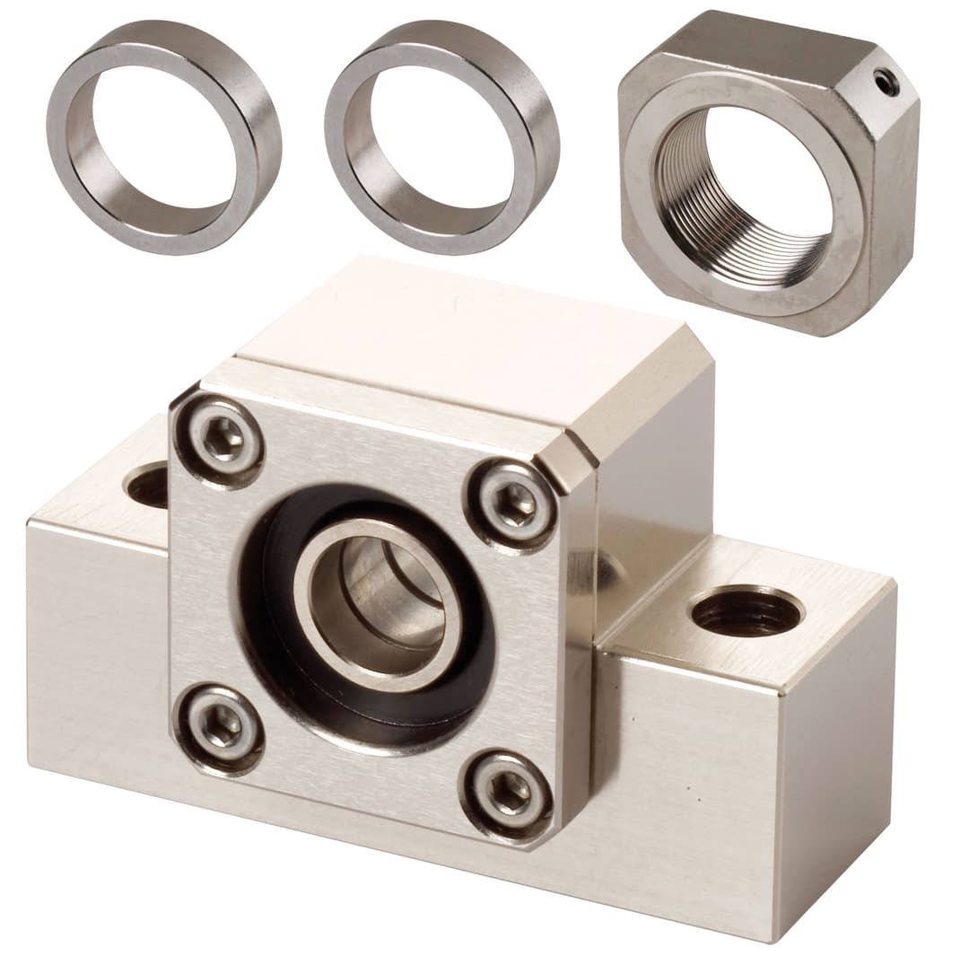 Pillow block bearing unit EK 15 bore 15mm material steel nickel plated