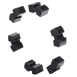 Spare part set of elastomeres for coupling MAEPEX size 125 NBR 80 Shore A black