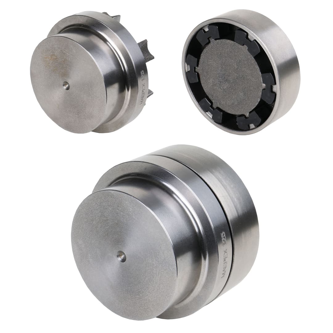 Elastic pin coupling MAEPEX cast iron Baugröße 80 max. torque 180Nm nominal torque 60Nm outer diameter 80mm Länge 62mm no bore