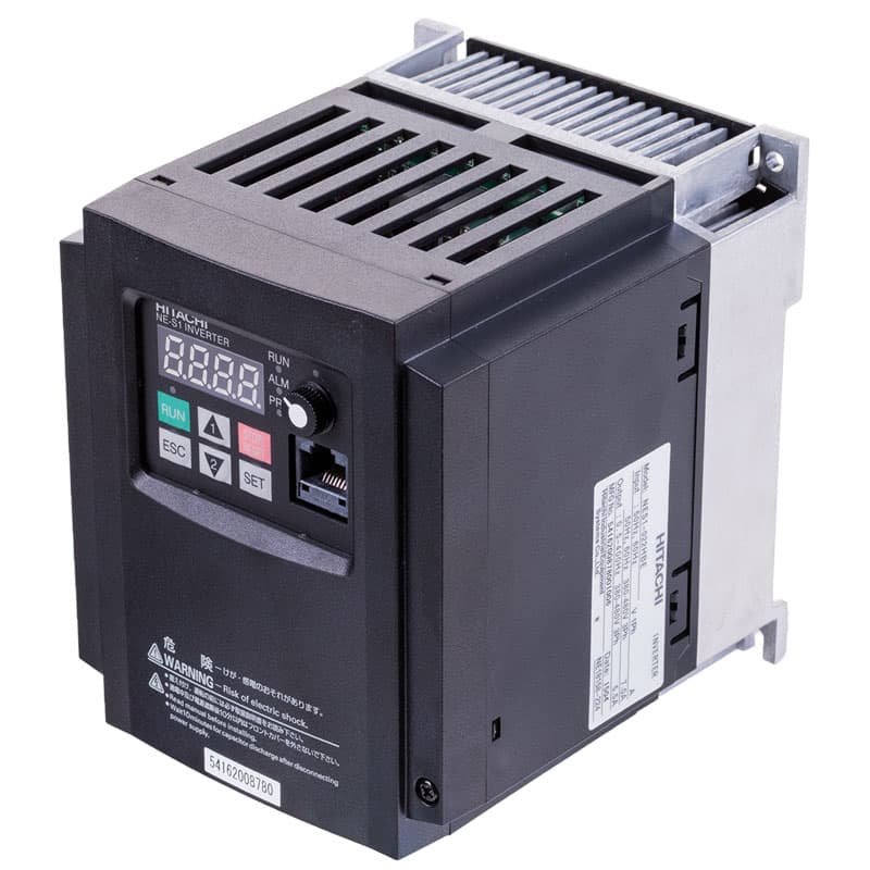 Frequency inverter NES1 1-phase up to nominal motor power 0.25 kW supply voltage 1 x 230V with operator panel mounted