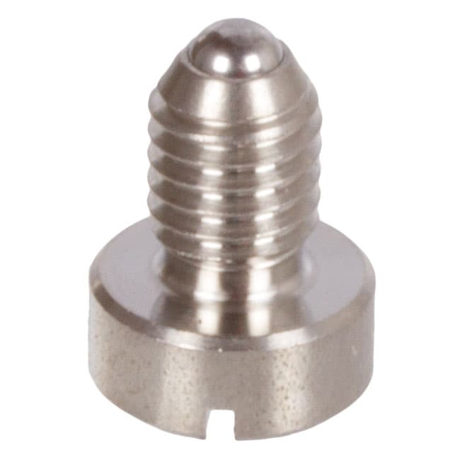 Spring plunger M5 type AN with ball and head stainless steel 1.4305