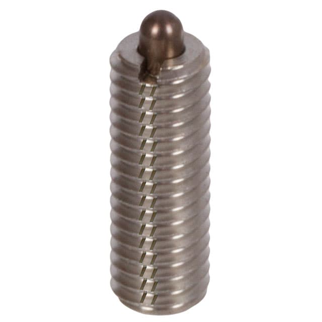 Spring plunger M6 with bolt and hexagon socket strong tension stainless steel 1.4305