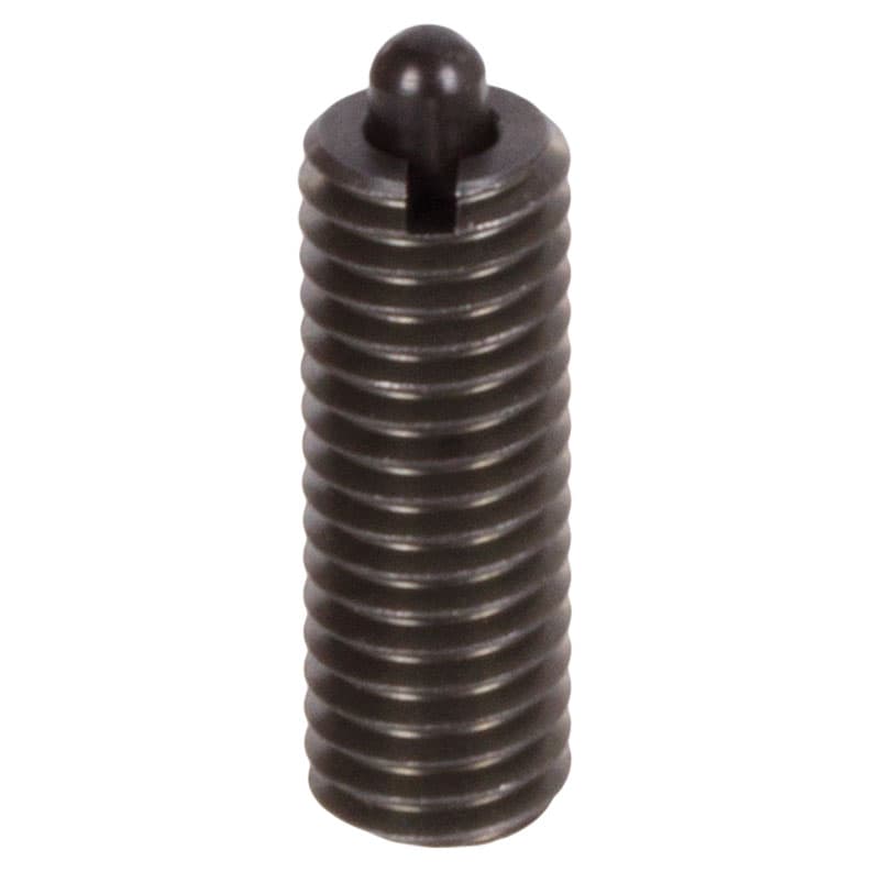 Spring plunger M12 type A with bolt and hexagon socket steel black oxided