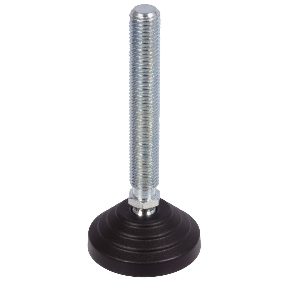 Leveling foot 344 type A M16 x 68mm long foot diameter 80mm