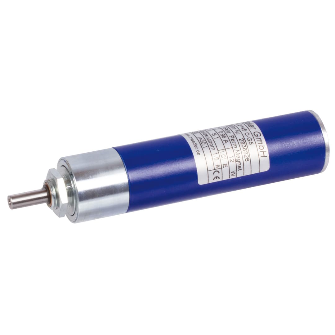 Planetary small geared motor PE with DC motor 24V size 1 n2=22 rpm i=270:1