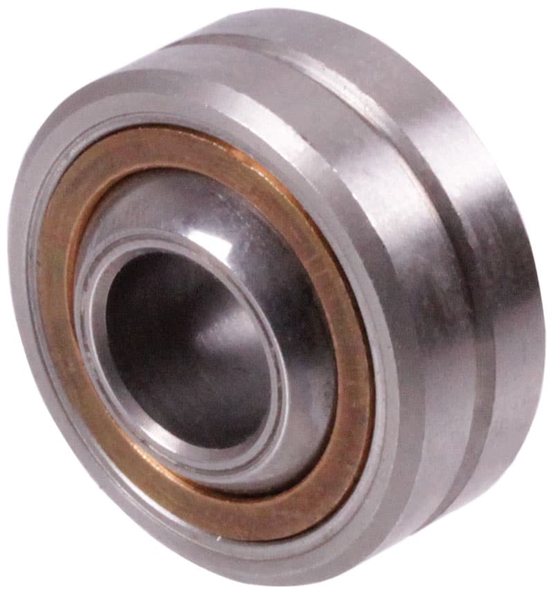 Spherical bearing DIN ISO 12240-1-K type S with outer ring relubricateable bore 14mm outer diameter 34mm == Initial lubrication required before use ==