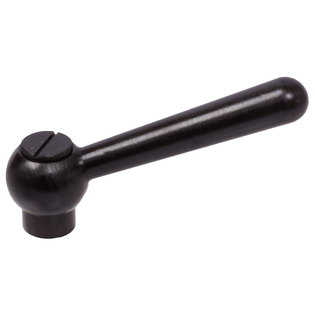 Adjustable clamping lever 119 steel black oxide finished version N ball diameter 10mm